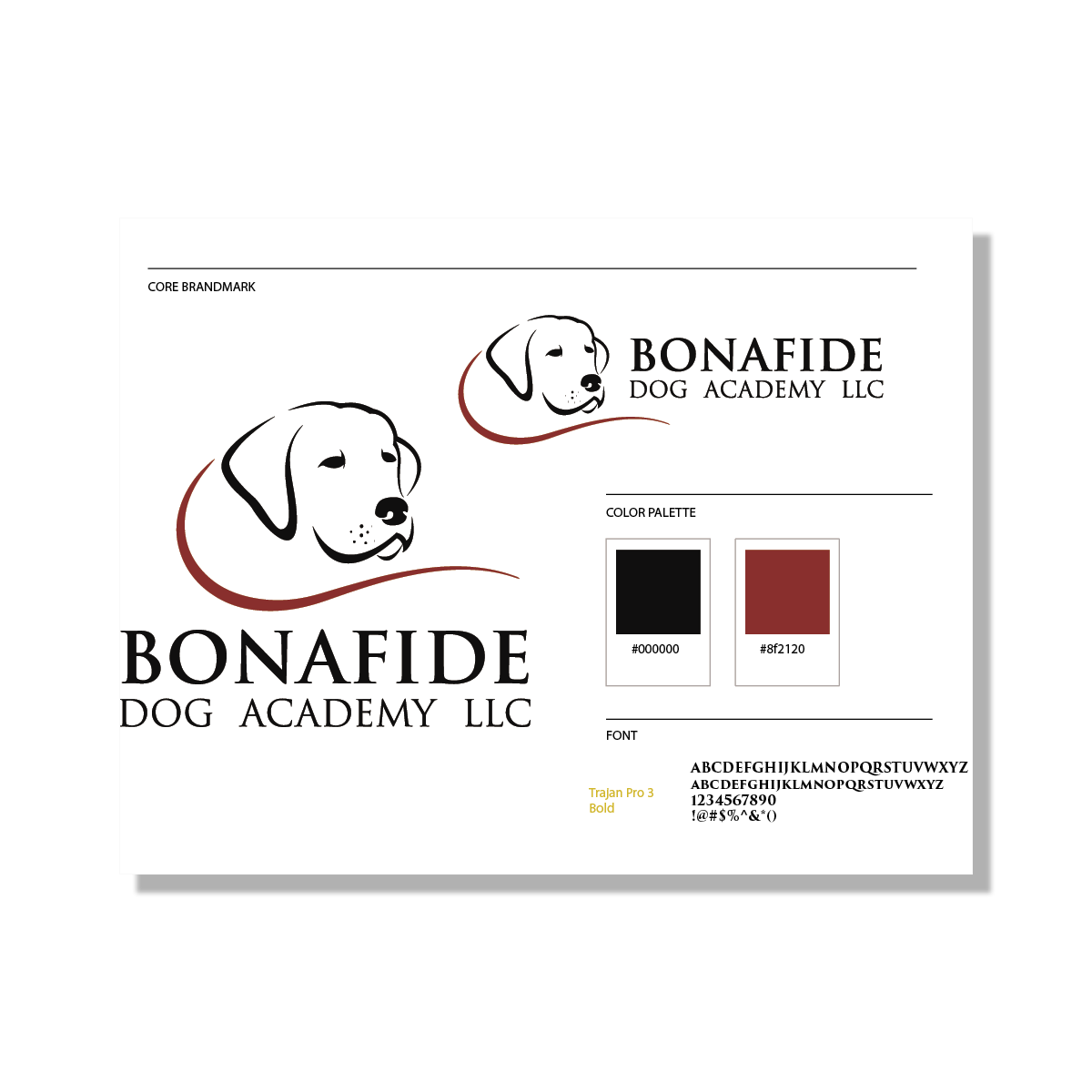 Bonafide Academy Branding